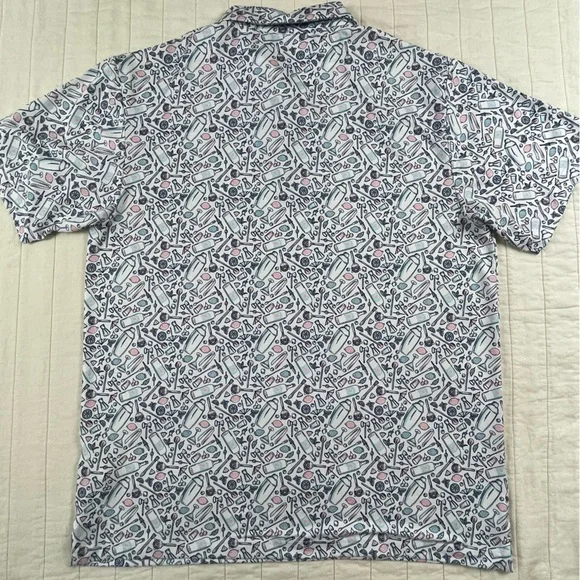 Callaway Cocktail Bartender Margarita Golf Polo Shirt Large - Picture 7 of 7